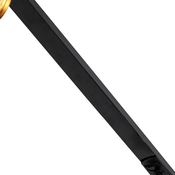 Sistema a binario moderno monofase con 5 faretti bronzo scuro - Jeana