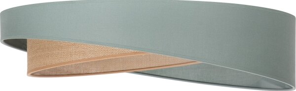 BRILAGI - Lampada dimmerabile VELVET TWIST LED/36W/230V CCT diam. 65 cm WT verde/beige + telecomando