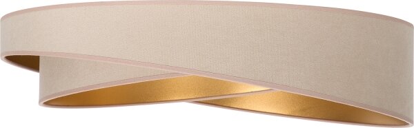 BRILAGI- Plafoniera LED VELVET TWIST LED/24W/230V 4000K diam. 55 cm beige/oro