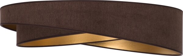 BRILAGI - Plafoniera LED VELVET TWIST LED/24W/230V 4000K diam. 55 cm marrone/oro