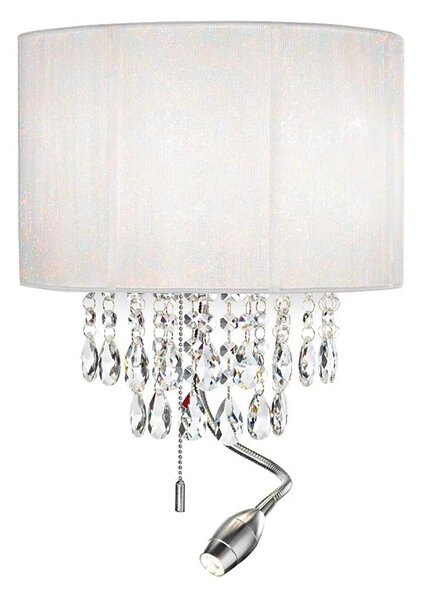 Ideal Lux - Applique LED OPERA 2xE14/40W/230V + LED/1W bianca