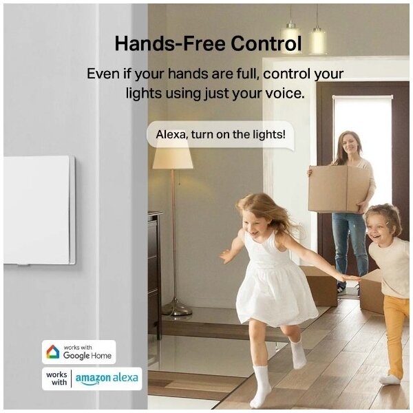 TP-Link - Interruttore intelligente per luci 2xAAA Wi-Fi