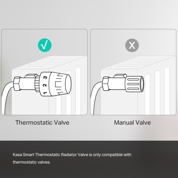 TP-Link - Testa termostatica intelligente con display LCD 2xAA Tuya