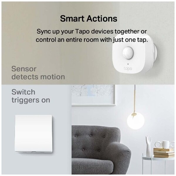 TP-Link - Interruttore intelligente per luci 2xAAA Wi-Fi