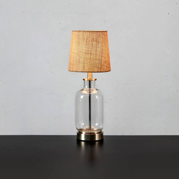 Markslöjd Lampada da tavolo Costero, trasparente/Natural, 43 cm
