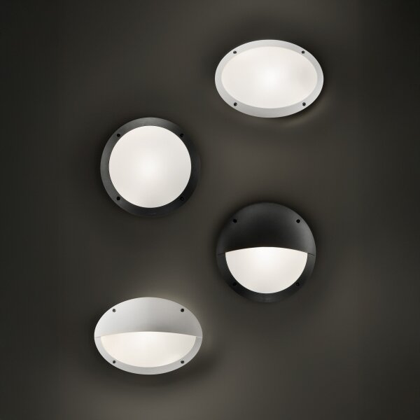 Ideal Lux - Applique da esterno POLAR 1xE27/23W/230V IP66 bianca