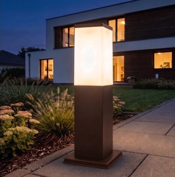 Brilagi - Lampada da esterno NOVA 1xE27/15W/230V 40 cm IP44 marrone