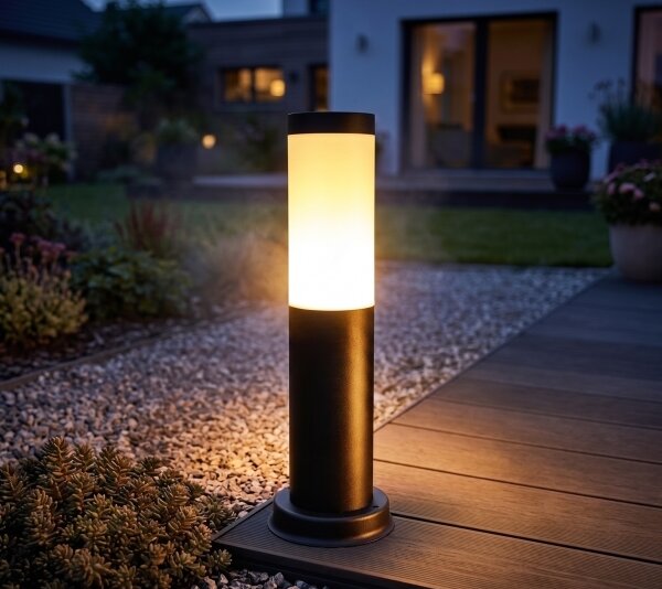 Brilagi - Lampada da esterno NOVA 1xE27/15W/230V 40 cm IP44 nera
