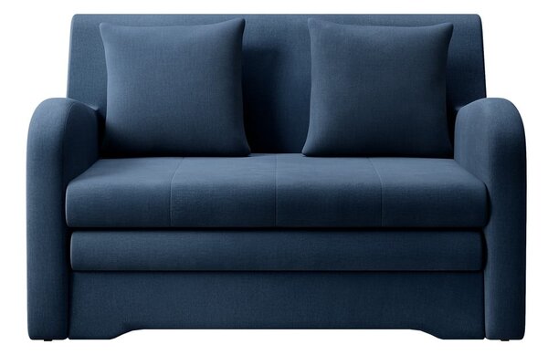 Divano blu allungabile e rivestimento in velluto 130 cm Ario – ELTAP