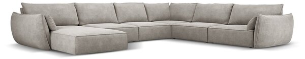 Divano angolare grigio chiaro (angolo destro) Vanda - Mazzini Sofas