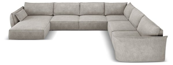 Divano angolare grigio chiaro (angolo destro) Vanda - Mazzini Sofas