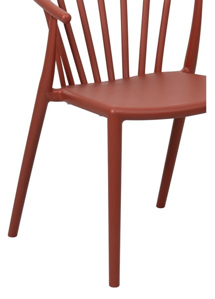 Sedia da esterno marrone in plastica Capri – Bonami Essentials