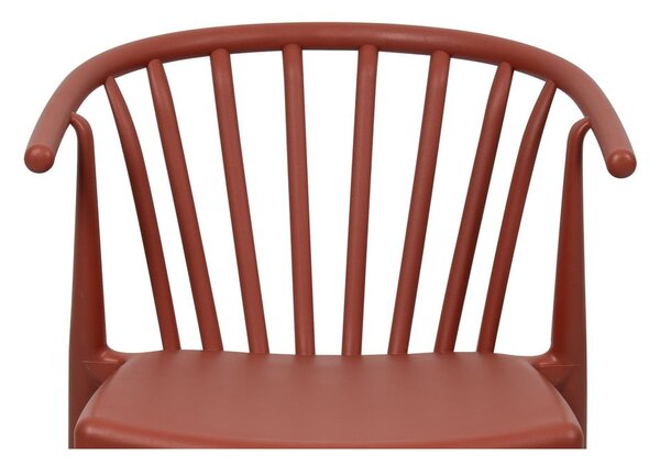 Sedia da esterno marrone in plastica Capri – Bonami Essentials