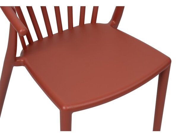 Sedia da esterno marrone in plastica Capri – Bonami Essentials