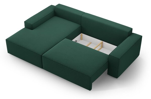 Angolo divano letto verde (angolo sinistro) Jodie - Micadoni Home