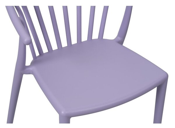 Sedia da esterno lavanda in plastica Capri – Bonami Essentials