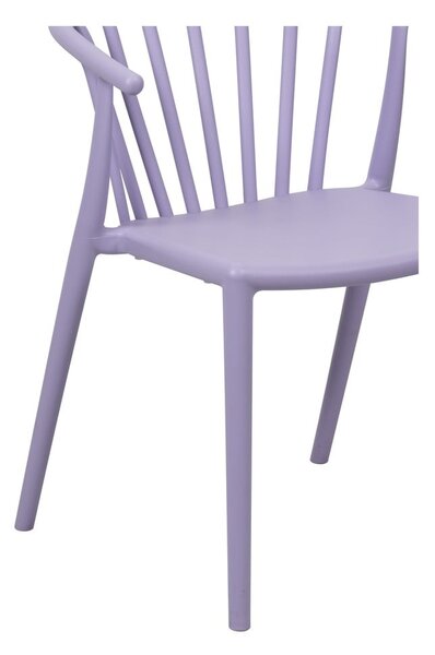Sedia da esterno lavanda in plastica Capri – Bonami Essentials