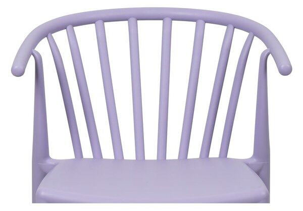 Sedia da esterno lavanda in plastica Capri – Bonami Essentials