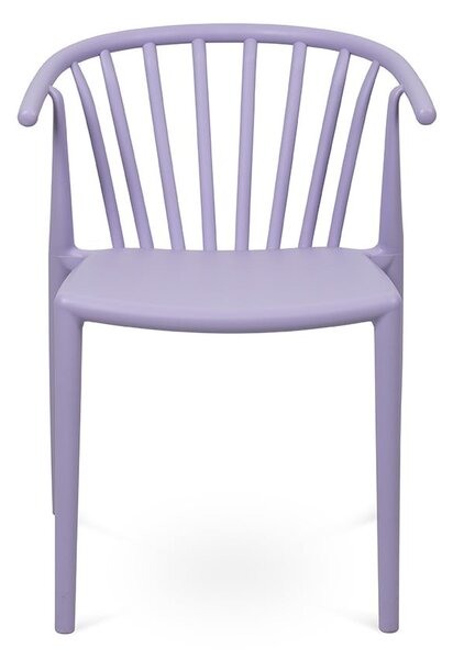 Sedia da esterno lavanda in plastica Capri – Bonami Essentials
