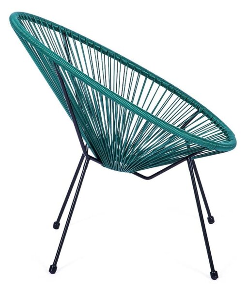 Poltrona da esterno verde in metallo e plastica Avocado Comfort – Bonami Selection