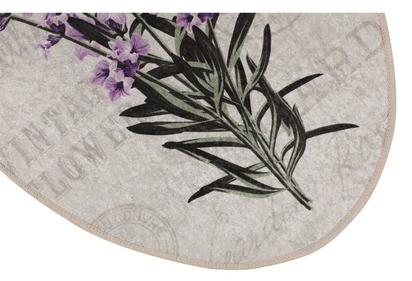 Set di tappetini per il bagno viola/beige 3 pz 60x100 cm Lavender – Foutastic