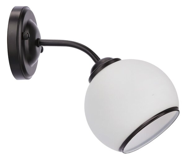 Lampada da parete bianca e nera Marinen – Candellux Lighting