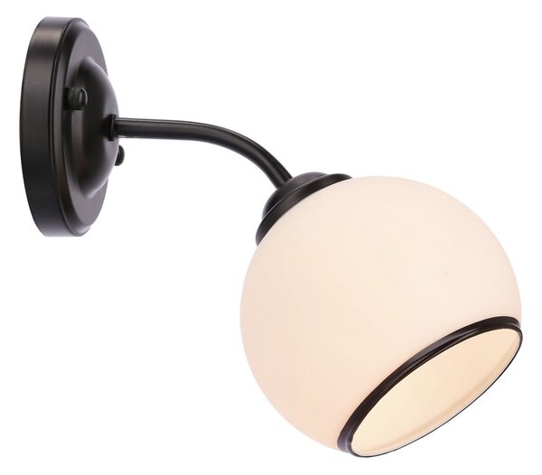 Lampada da parete bianca e nera Marinen – Candellux Lighting
