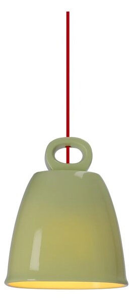 Lampadario per bambini verde con paralume in ceramica Sewilla – Candellux Lighting