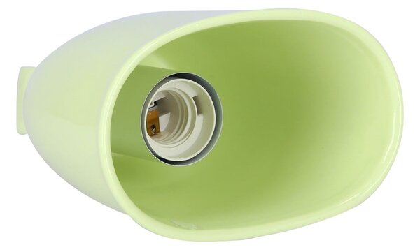 Lampadario per bambini verde con paralume in ceramica Sewilla – Candellux Lighting