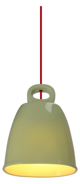 Lampadario per bambini verde con paralume in ceramica Sewilla – Candellux Lighting