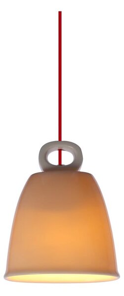 Lampadario per bambini bianco con paralume in ceramica Sewilla – Candellux Lighting