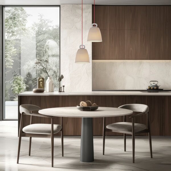 Lampadario per bambini bianco con paralume in ceramica Sewilla – Candellux Lighting