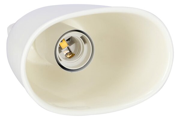 Lampadario per bambini bianco con paralume in ceramica Sewilla – Candellux Lighting