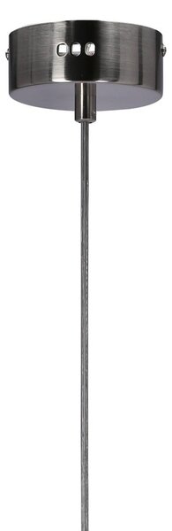 Lampadario LED viola con paralume in vetro Lukka – Candellux Lighting