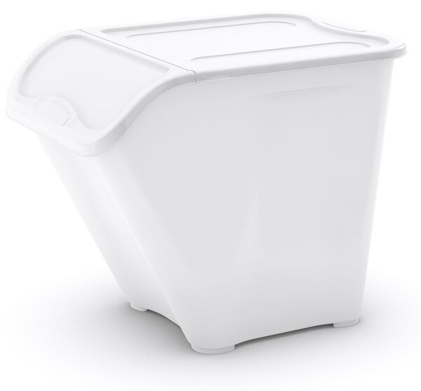 Scatola con coperchio bianca in plastica 55x39x46 cm All In Box – KIS