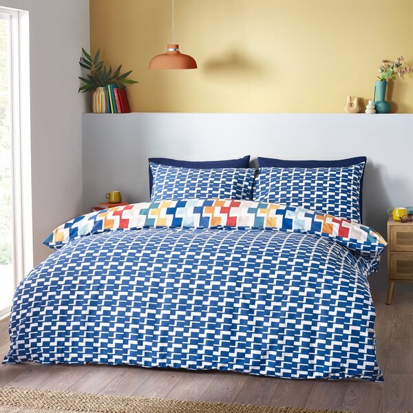 Biancheria da letto per letto singolo 135x200 cm Bryson Geo – Catherine Lansfield