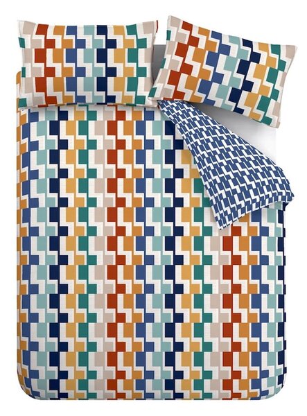 Biancheria da letto per letto singolo 135x200 cm Bryson Geo – Catherine Lansfield