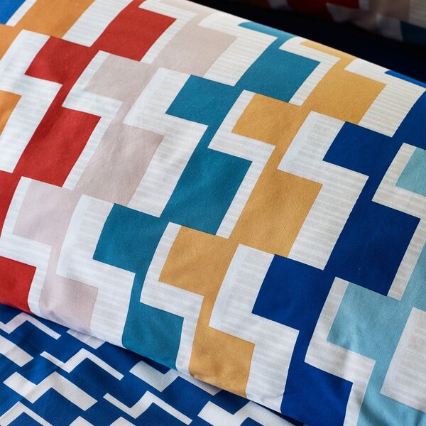 Biancheria da letto per letto singolo 135x200 cm Bryson Geo – Catherine Lansfield