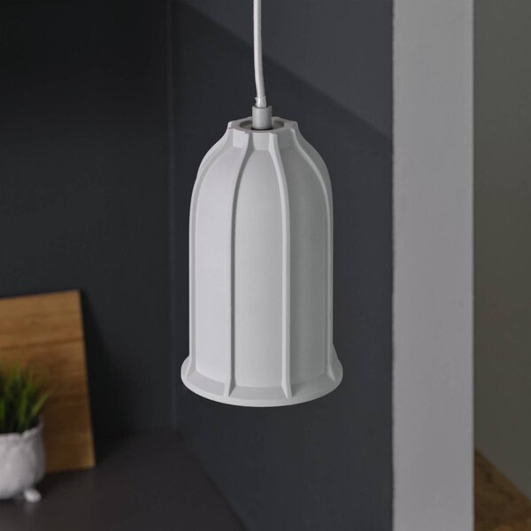 OSRAM Lampada a sospensione CONCRETE SIM, dimmerabile, Alluminio / Grigio / Zincato, Soggiorno / Sala da pranzo, calcestruzzo / cemento, Giovanile, Lampada a sospensione