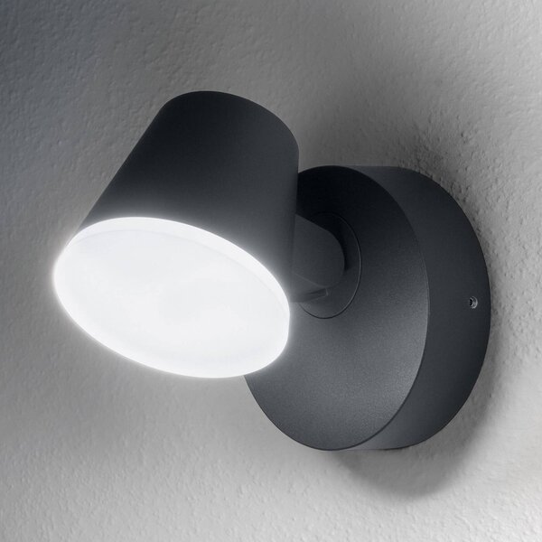 OSRAM Applique da esterni a LED ENDURA STYLE MIDI, Alluminio / Grigio / Zincato, Alluminio, Moderno, Applique LED da esterni