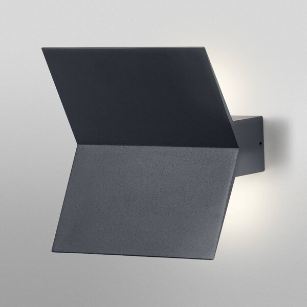 OSRAM Applique da esterni a LED ENDURA STYLE BAT, Alluminio / Grigio / Zincato, Alluminio, Moderno, Applique LED da esterni