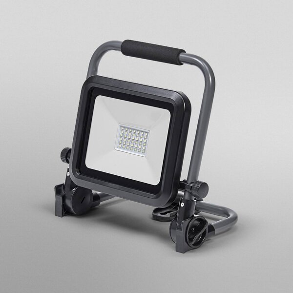 OSRAM Faro da cantiere a LED VALUE, 30 W, nero, IP54, 6.500 K VALUE, Nero, Alluminio