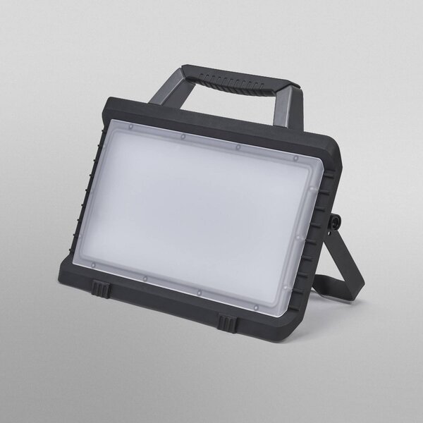OSRAM Faro da cantiere a batteria LED VALUE BATTERY, 26 W nera IP54 dimmerabile, Nero, Plastica