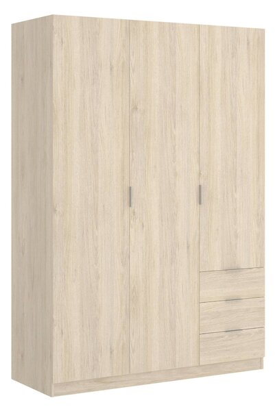 Guardaroba 3 ante rovere 121x184h cm - Astru