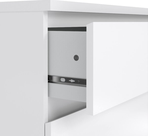 Cassettiera moderna bianca lucida 77x70h cm - Artic