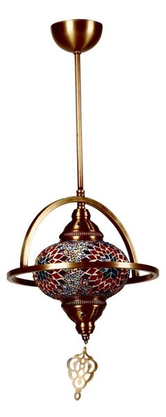 Lampadario a stelo YENI 1xE27/40W/230V bronzo