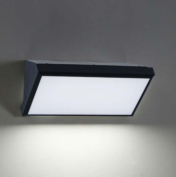 Brilagi - Applique da esterno TRIANGLE 1xE27/60W/230V nero IP65