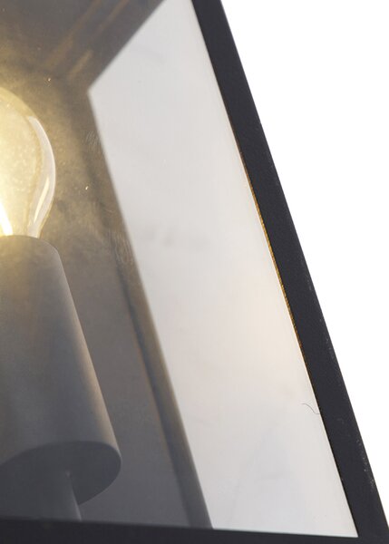 Lampada da parete per esterni intelligente nera 25,5 incl. WiFi A60 IP44 - Rotterdam
