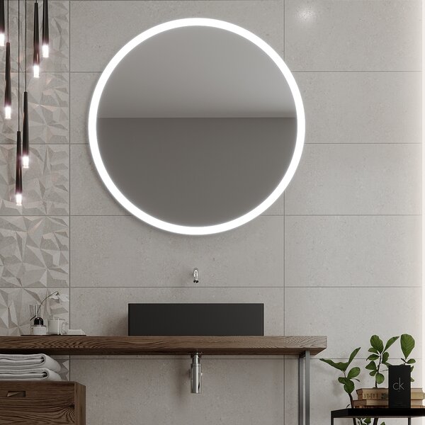 Specchio rotondo con illuminazione LED C1 premium