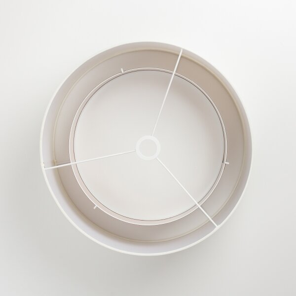 Brilagi - Lampadario LED a cavo CERIA 1xE27/40W/230V diam. 50 cm bianco/beige